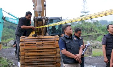 Bareskrim-Polri-Tindak-Tambang-Pasir-Ilegal-di-Kawasan-Taman-Nasional-Gunung-Merapi