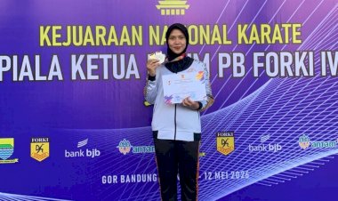 Bripda-Salma-Aulia,-Polwan-Ditpolsatwa-Baharkam-Polri-Borong-Medali-di-Kejurnas-Karate-PB-FORKI-2026