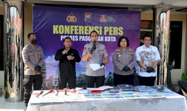 Polres-Pasuruan-Kota-Amankan-4-Tersangka-Pengeroyokan-Remaja-di-GOR-Untung-Suropati