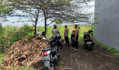 Persiapan-Panen-Raya,-Polisi-Tinjau-Lahan-Jagung