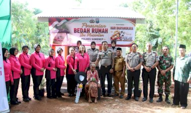Polres-Sumenep-Resmikan-Bedah-Rumah-Warga-Tak-Layak-Huni,-Wujud-Kepedulian-Polri-di-Hari-Bhayangkara-Ke-80