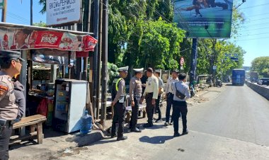 Polsek-Waru-Patroli-Aksi-Premanisme-di-Bungurasih,-Wujud-Respons-Cepat-Atas-Keluhan-Masyarakat