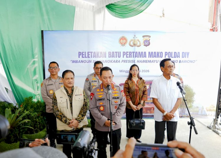 Peletakan Batu Pertama Pembangunan Mapolda DIY, Kapolri Ungkap Kedepankan 4 Konsep Smart City
