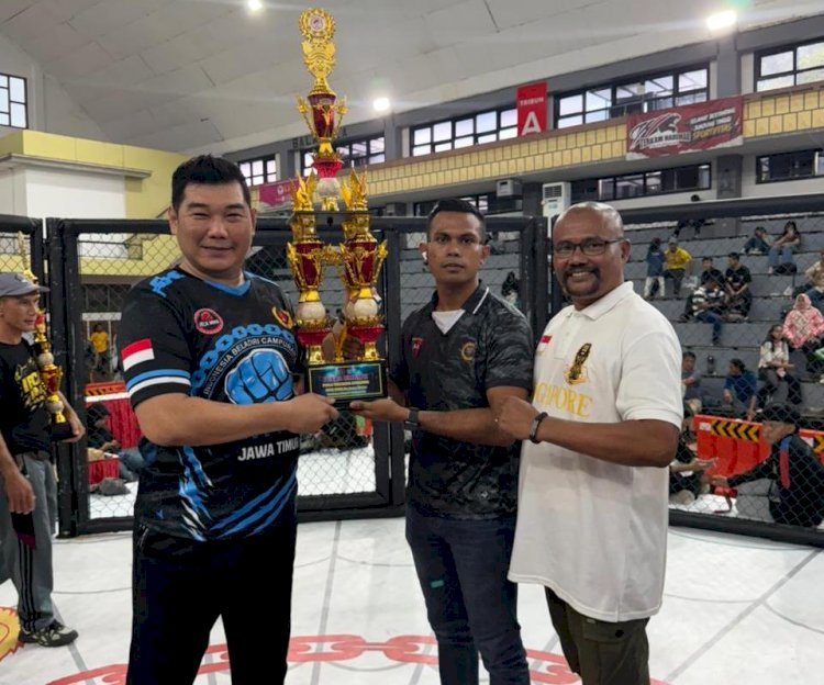 Brimob Polda Jatim Sabet 4 Emas Kejurprov MMA Surabaya