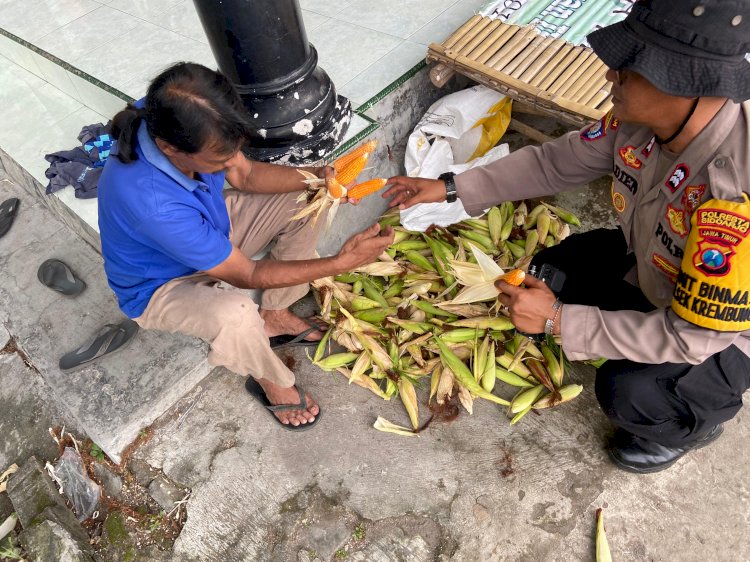 Polsek Krembung Dukung Swasembada Pangan Nasional