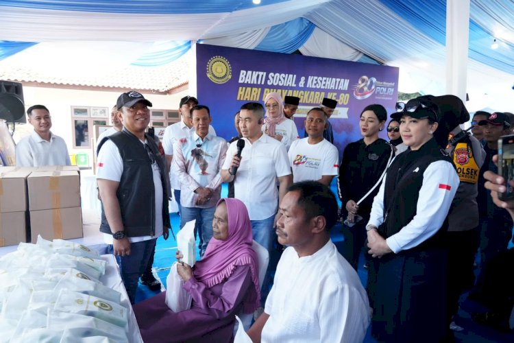 Sambut Hari Bhayangkara ke-80, Wakapolri dan Akpol '90 Dhira Brata Gelar Bakti Sosial dan Kesehatan di Bogor