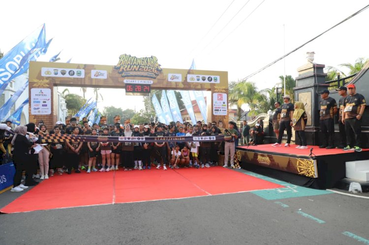 Polres Magetan Gelar Playon Bersama Masyarakat Sambut Hari Bhayangkara ke-80